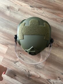 Taktická Helma s faceshieldom na airsoft - 4