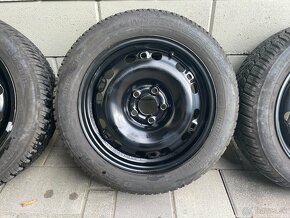 Zimné kolesá Dunlop 185/55 R15 82T, 6Jx15H2 ET43,kryty Škoda - 4