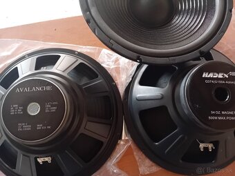 15" palcové basove repro basaky subwoofer - 4