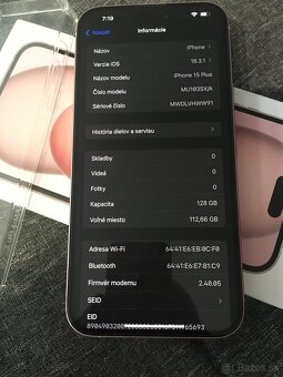 iPhone 15plus 128GB pink - 4