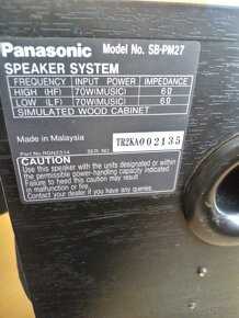 Reproduktory Panasonic 2x70w - 4