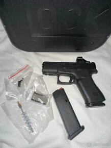 Glock 43x MOS, 9x19 luger a kolimator HOLOSUN HS407K X2 - 4