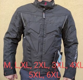 Pánska moto bunda 3druhy Adrenaline- od M po 6XL - 4