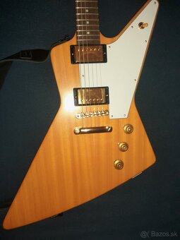 Epiphone 1958 Korina Explorer Aged Natural - 4