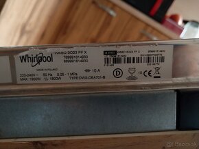 Umývačka riadu Whirlpool WSBO 3023 PF X - 4