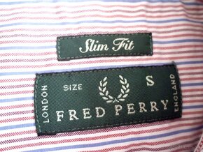 Fred Perry pánska slim košeľa M - 4