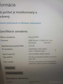 Počítač RYZEN 2600X vhodný pre žiaka/študenta - 4