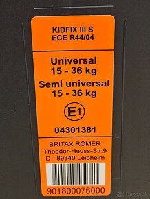 Detská autosedačka Britax Römer Kidfix III S - 4