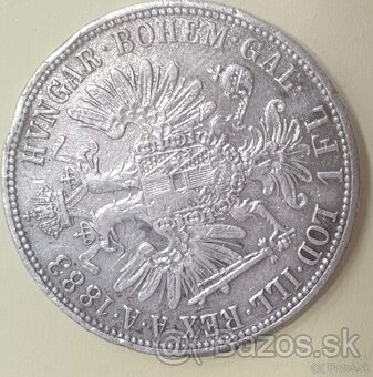 1 florin  1882 83 84 85 - 4