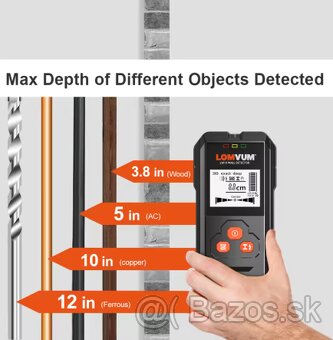 Detektor kovov lomvum LCD displey - 4