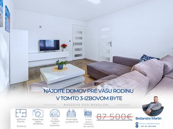 Nájdite domov pre vašu rodinu v tomto 3-izbovom byte v meste - 4