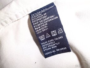 Tommy Hilfiger pánska béžová košeľa XL - 4