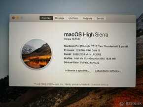 MacBook Pro Retina 13 2017 i5 Cena 299€ - 4