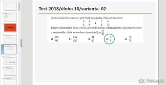 Masarykova univerzita podklady na prijímačky - 4