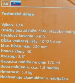 Akumulačné píla s baterkou a nabijačkou-nová - 4