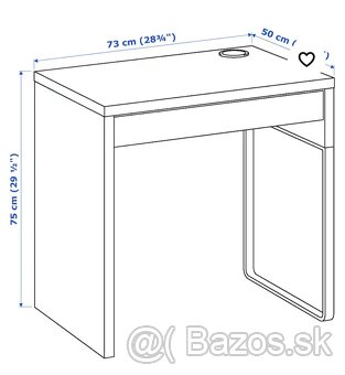 Písací stolík Ikea - 4