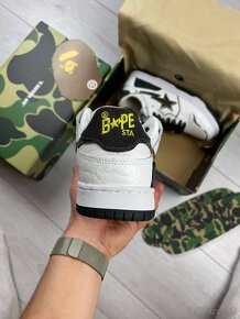 A Bathing Ape BAPE SK8 STA White/Black - 4