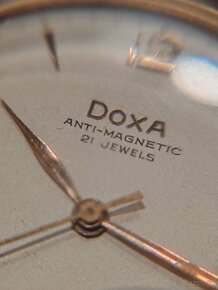 Zlaté Doxa automatic hodinky 14kt  - po generálnom servise - 4