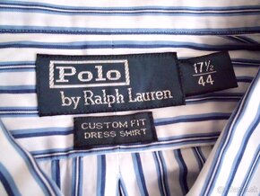 Ralph Lauren  pánska pásik košeľa  2XL - 4