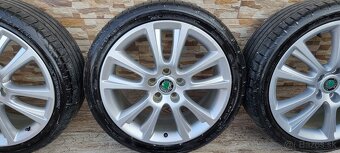 Predam orginal Skoda Zenith 5x112 r18 225/40r18 letné - 4