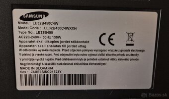 TV Samsung LE32B450C4W - 4