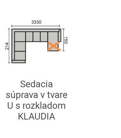 Krásna a kvalitná rohová sedačka - 4