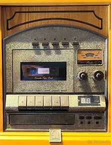 Predám pekné retro rádio s gramafónom, CD a kazeťákom - 4