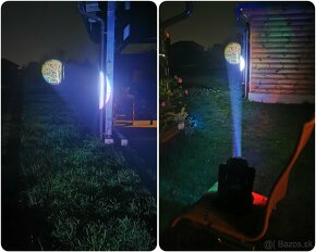 Set 2x 100W Beam hlavy + dmx pult + káble - 4