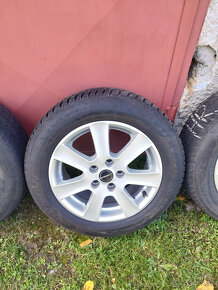 Alu disky Borbet  7JxR16 H2 et50 + zimné pneu 205/60R16 - 4