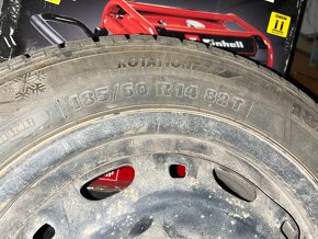 Zimne pneumatiky 185/60 r14 na diskoch - 4