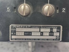 2x variac - autotransformator - USA - in 115/120 - 4