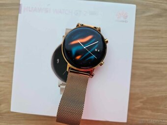 Huawei Watch GT 2 42 mm Rose Gold, top, zaruka - 4