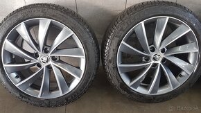 Zimna sada orig.ŠKODA  5x112 R18ET44 Michelin 235/45 18 - 4