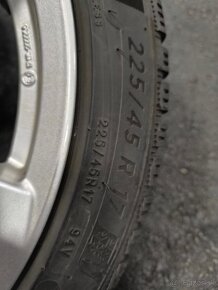 Disky oxxo R17 + zimné pneu Michelin - 4