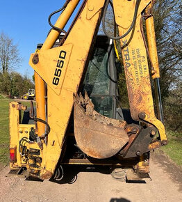 traktor bagr / buldobagr / ford 655d turbo 4x4, teleskop - 4