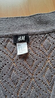 H&M jarné jesenne upletové šaty nové - 4