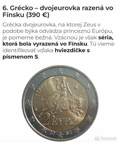 Predám vzácnu 2€ mincu - 4