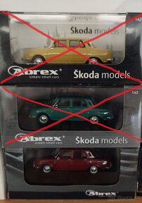 Predám modely aut škoda 110r,1000mb,110L,1202 1:43. - 4