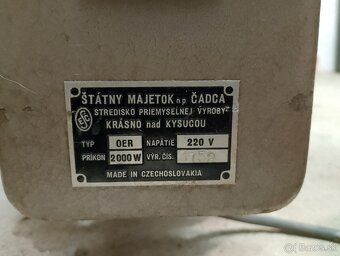 Olejový radiátor 220V, 2000W - 4