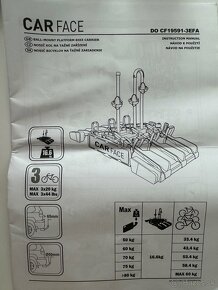Nosič na 3 bicykle Car Face - 4