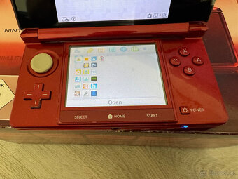 Nintendo 3DS metalické červené - 4