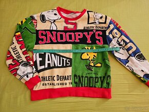 Mikina Zara Peanuts velkost S.hrubšie tričko Snoopy. - 4