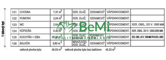 Predaj - veľkometrážny 1iz. byt v novostavbe v obci Ludanice - 4