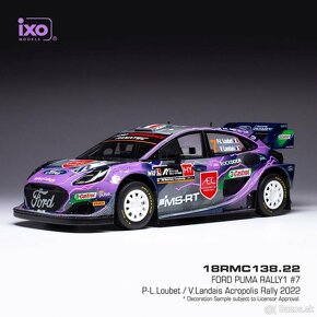 Modely Ford Puma Rally1 1:18 IXO - 4