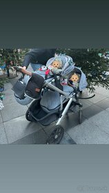 Uppababy Vista kočík pre dvojičky - 4