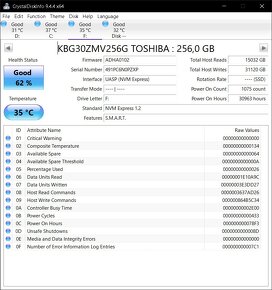 256GB M.2 NVMe SSD Toshiba - 4