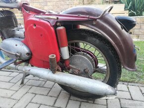 Jawa 250 typ 353 s dokladom na prihlásenie na biele TEČ - 4