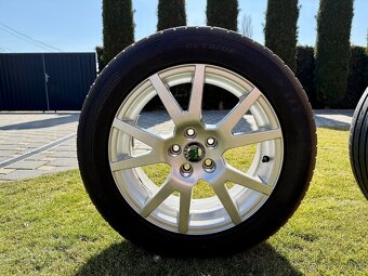 Komplet letnú sadu alu Škoda SPIDER 5x100 205/55 R16. - 4