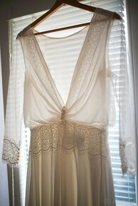 Padavé svadobné šaty na predaj - 4