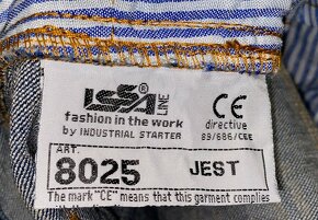 Pracovne nohavice, monterky ISSA LINE Jeans Jest Stretch - 4